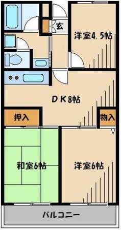 セントエルモ武蔵浦和の物件間取画像